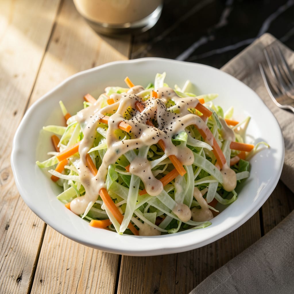 Culver's Coleslaw Recipe: Creamy Crunch With Secret Tangy Twist illustration with key details