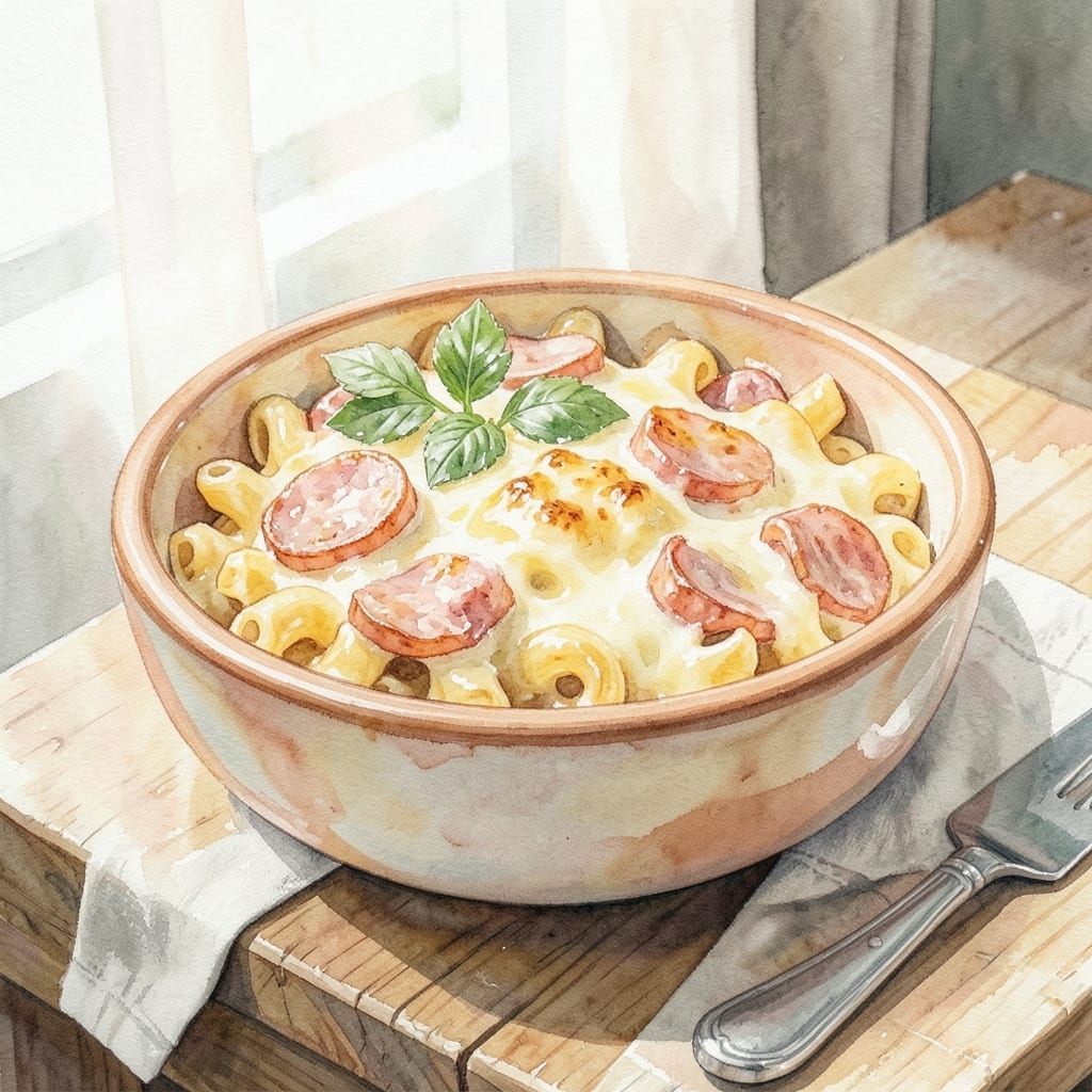 Bake Macaroni and Cheese Recipe Filipino Style: Creamy Cheese With Longganisa Twist