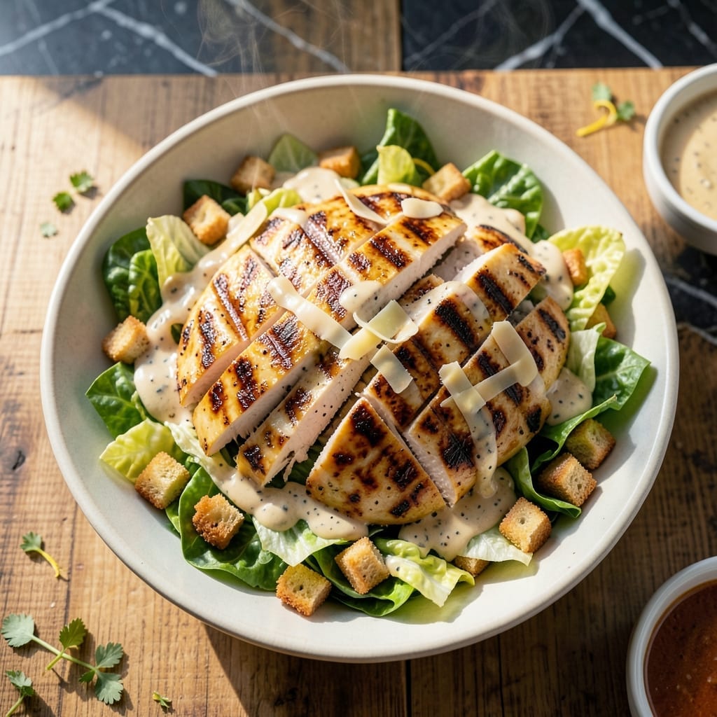 Chicken Breast Recipe for Cesar Salad: Grilled to Juicy Perfection for Crisp Greens Chicken Breast Recipe for Cesar Salad: Grilled to Juicy Perfection for Crisp Greens
