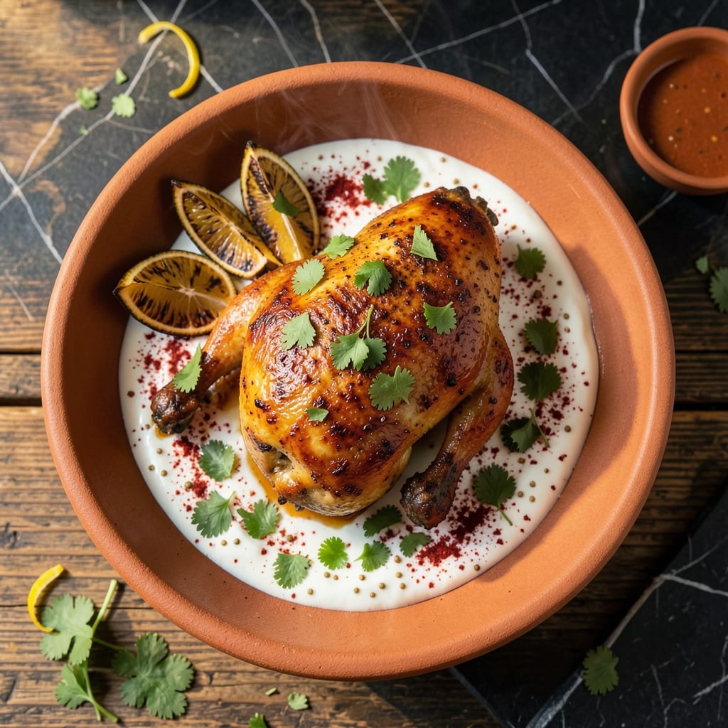 Sanjeev Kapoor's Indian Roasted Chicken Recipe: Spice-Rubbed Golden Crispness