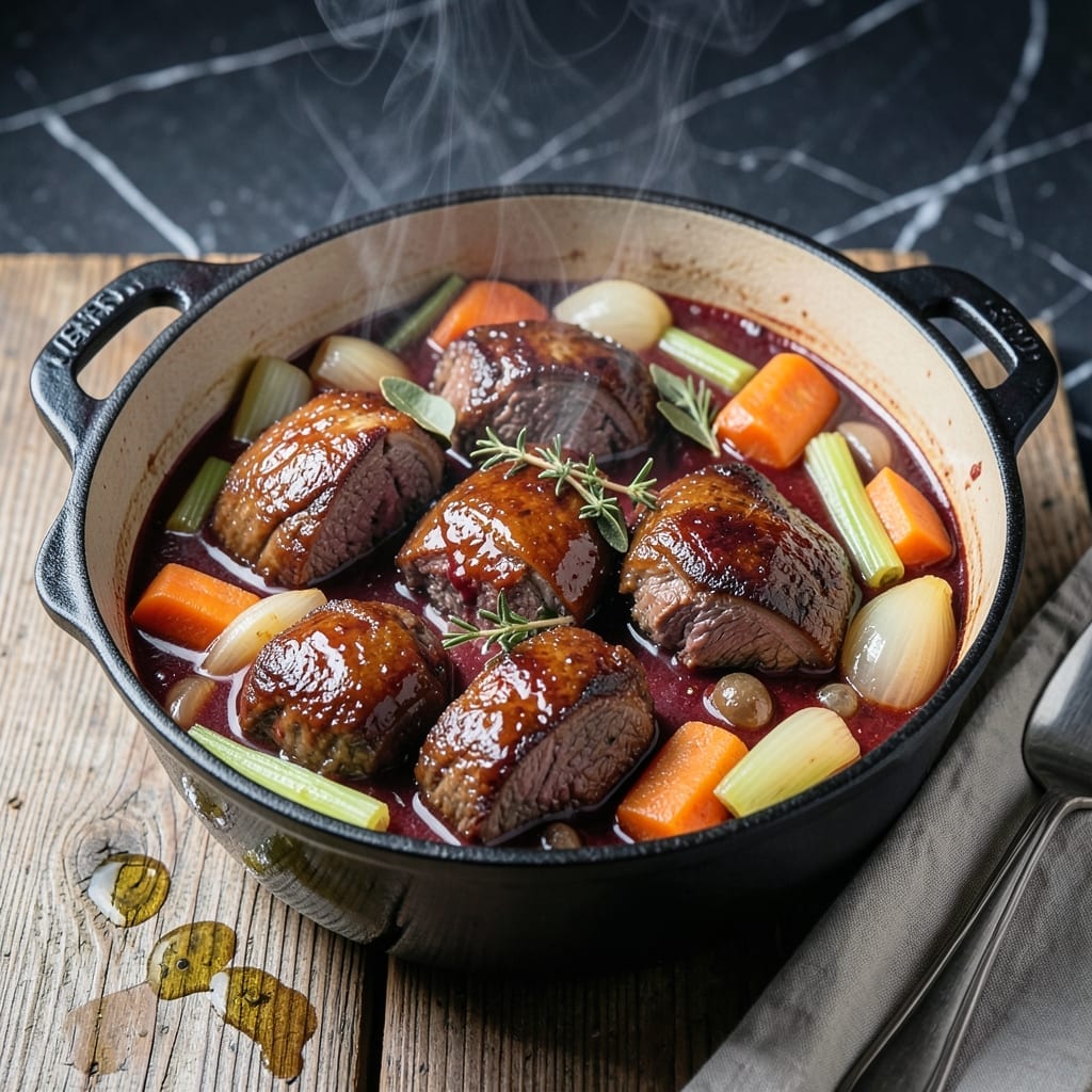 Beef Cheek Recipe Dutch Oven: Rich Wine-Braised Succulence Beef Cheek Recipe Dutch Oven: Rich Wine-Braised Succulence