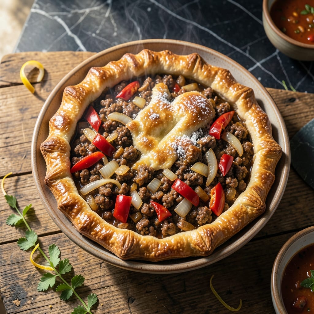 Meat Pie Recipe Nigerian Style: Flaky Pastry With Spiced Beef Filling Meat Pie Recipe Nigerian Style: Flaky Pastry With Spiced Beef Filling
