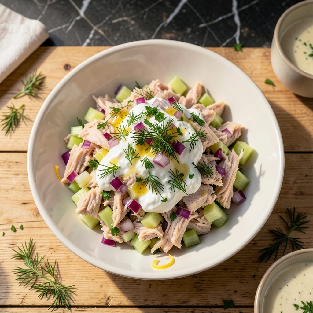 Classic Tuna Salad Recipe Without Mayo: Greek Yogurt Twist With Fresh Herbs Classic Tuna Salad Recipe Without Mayo: Greek Yogurt Twist With Fresh Herbs