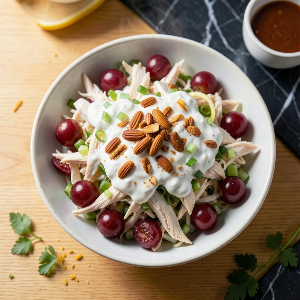 Healthy Chicken Salad Recipe With Greek Yogurt And Grapes: Light Protein-Packed Lunch