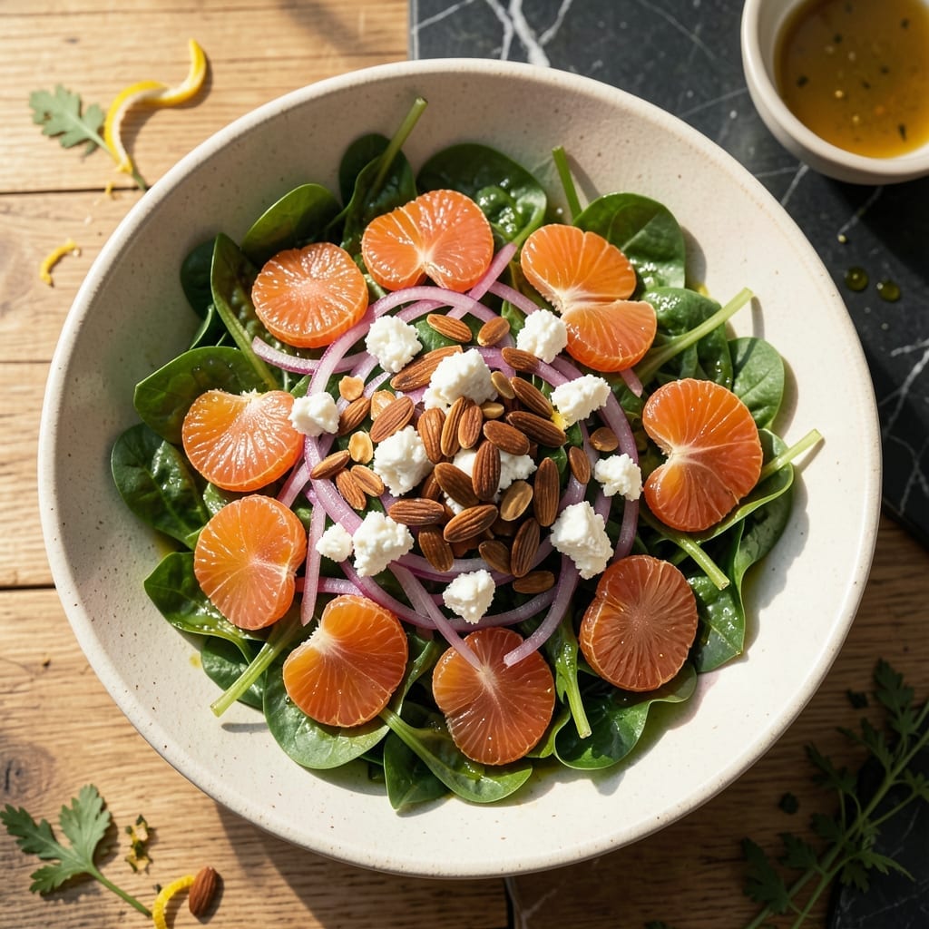 Mandarin Salad Recipe Almonds: Citrus Crunch With Toasted Nuts