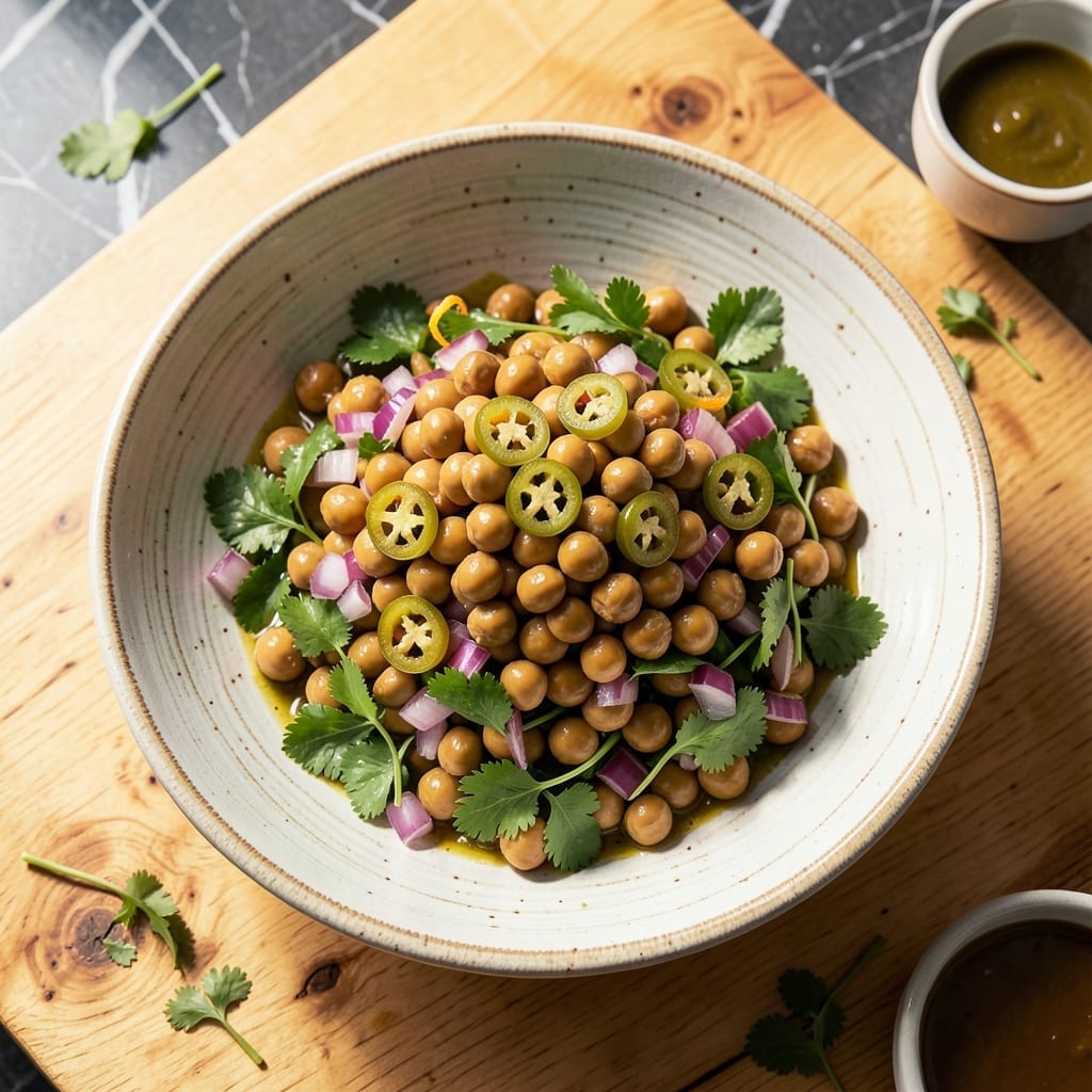Chickpea Salad Recipe With Cilantro: Zesty Lime and Herb Infused Bite