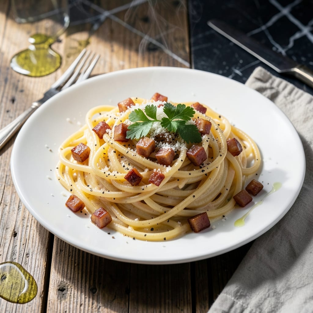 Pasta Carbonara Recipe Jamie Oliver: Silky Egg Sauce with Crispy Pancetta Pasta Carbonara Recipe Jamie Oliver: Silky Egg Sauce with Crispy Pancetta