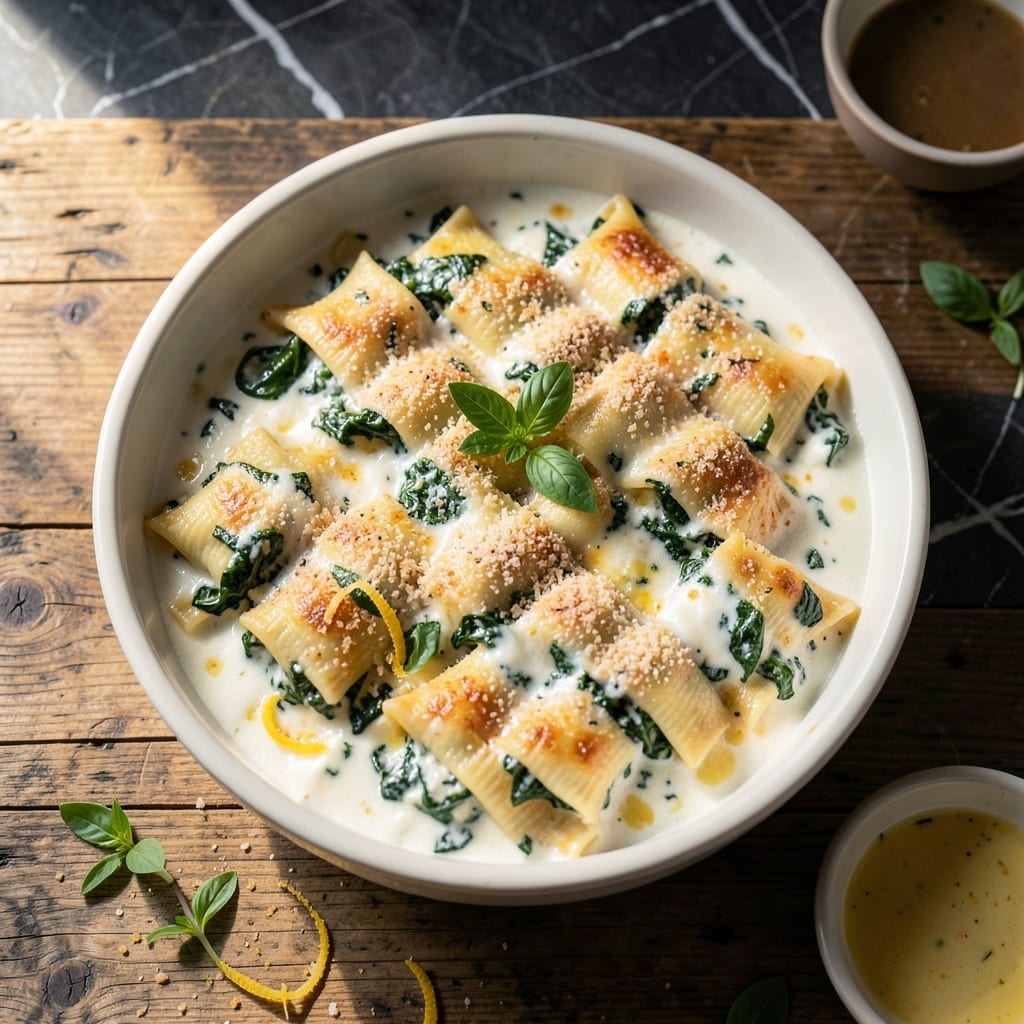 Manicotti Recipe White Sauce: Cheesy Layers With Velvety Béchamel
