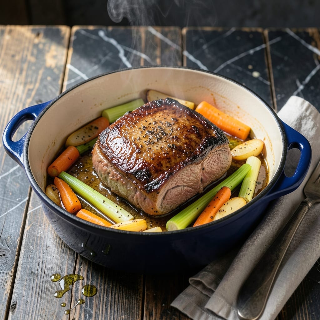 Beef Chuck Roast Recipe Stove Top: Dutch Oven Braised to Fork-Tender
