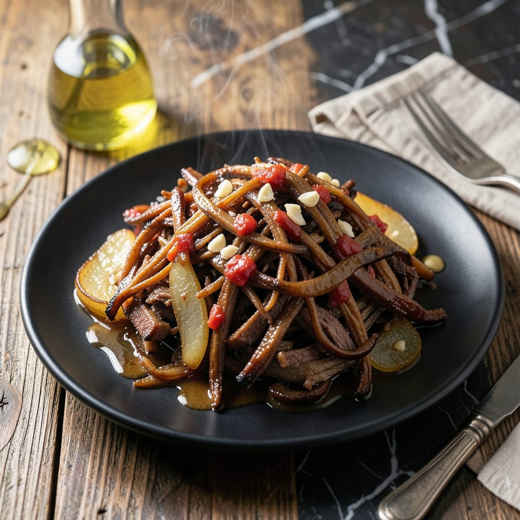 King Oyster Mushroom Recipe Pulled Pork: Meat-Free BBQ with Savory Depth