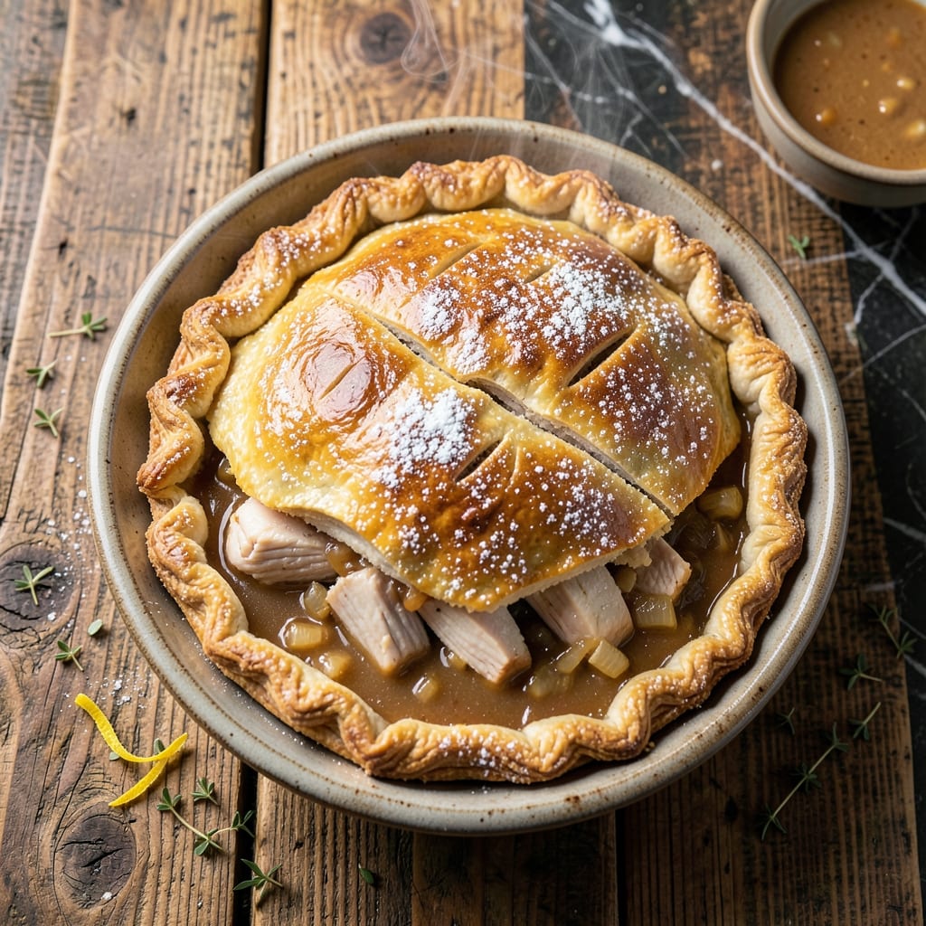 Old Fashioned Turkey Pot Pie Recipe Easy: Grandma's Flaky Crust Tradition