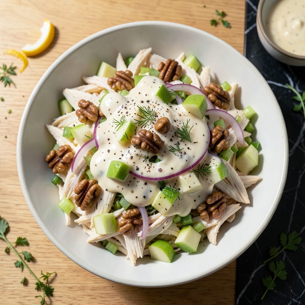 Chicken Salad Recipe Smitten Kitchen: Apple Walnut Crunch with Light Dressing