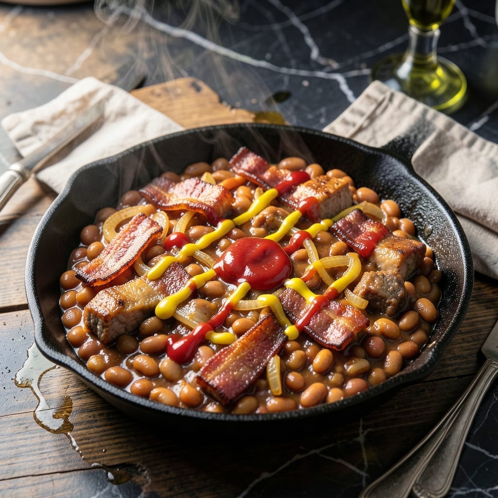 Baked Beans Recipe With Canned Pork and Beans: Sweet and Smoky Oven Magic