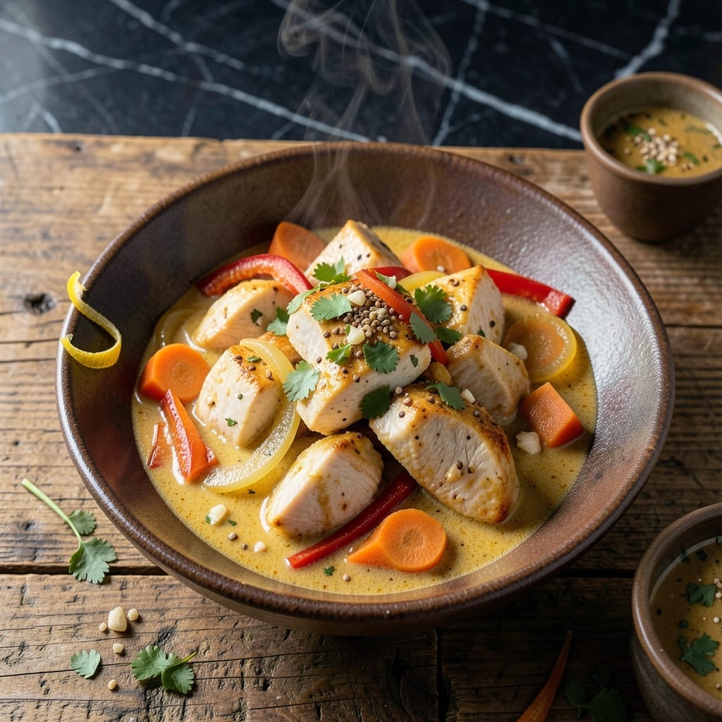 Healthy Chicken Curry Recipe With Coconut Milk: Light Yet Rich Thai-Inspired Dish