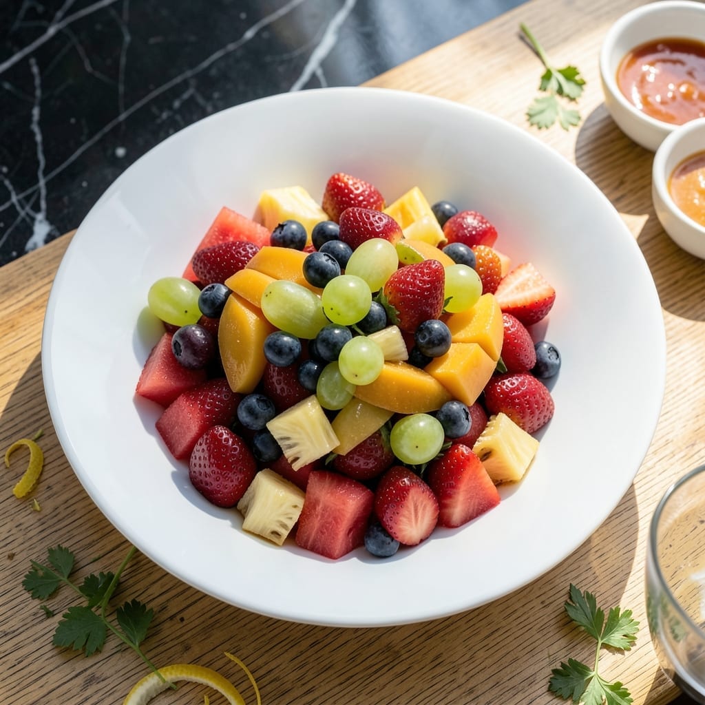 Fruit Salad Recipe for a Crowd: Colorful Freshness With Citrus Pop Fruit Salad Recipe for a Crowd: Colorful Freshness With Citrus Pop