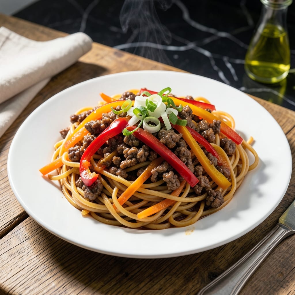 Ground Beef Stir Fry Recipe With Noodles: Quick Weeknight Wok Magic
