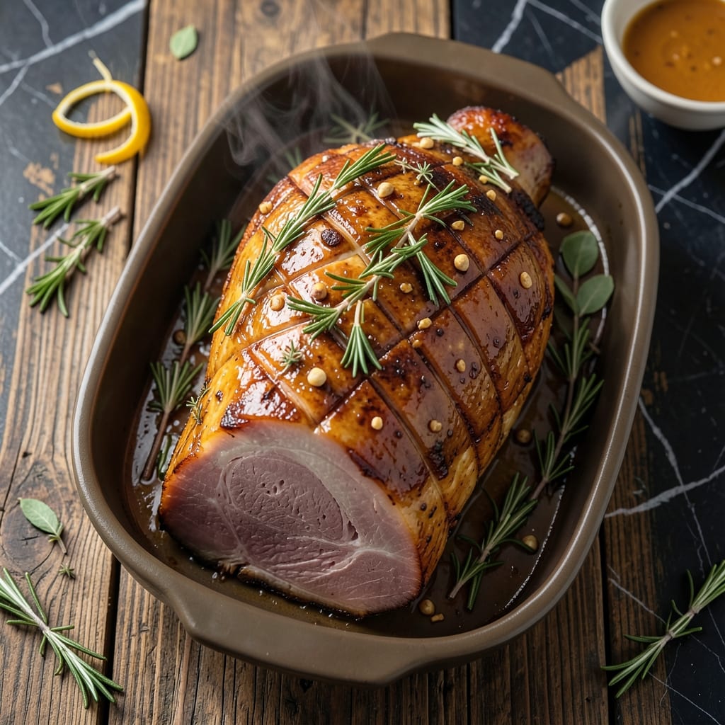 Ham Roast Recipe Oven: Sunday Supper With Herb-Crusted Simplicity