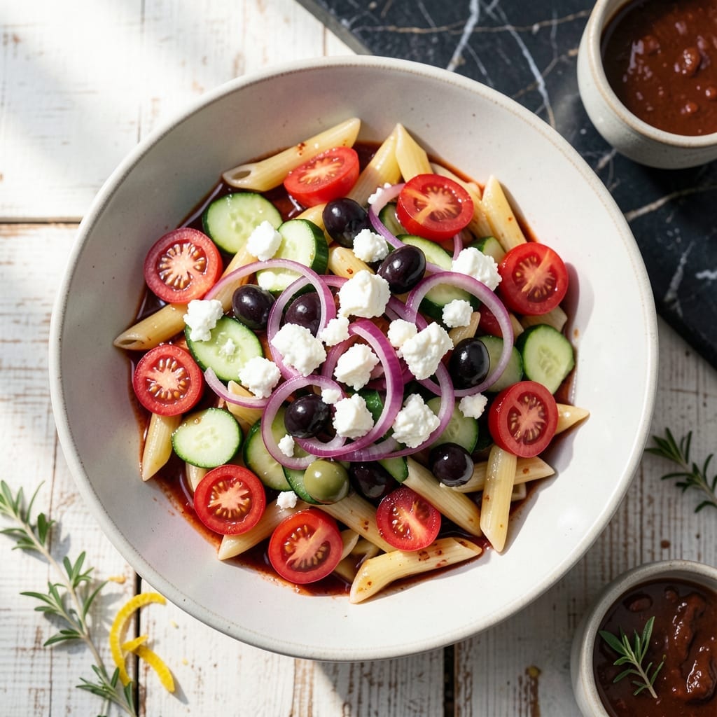 Pasta Salad Recipe Red Wine Vinegar: Zesty Mediterranean Freshness in a Bowl