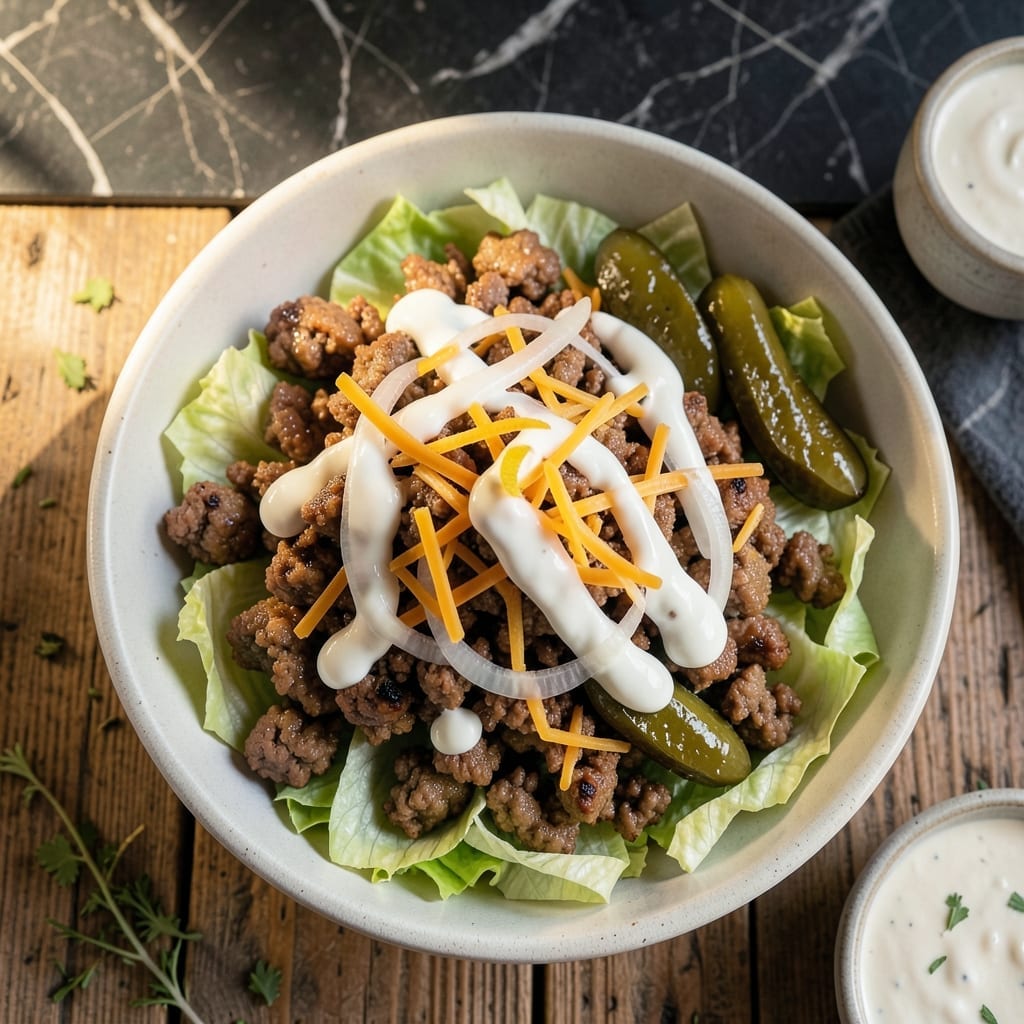 Big Mac Salad Recipe Healthy: Deconstructed Fast Food Favorite