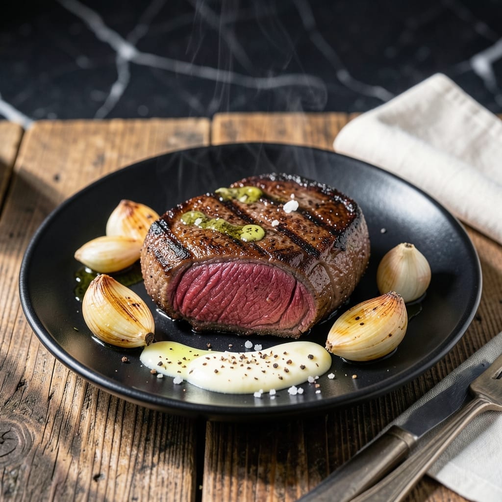 Recipe Using Sirloin Steak: Cast Iron Sear With Garlic Butter Finish Recipe Using Sirloin Steak: Cast Iron Sear With Garlic Butter Finish
