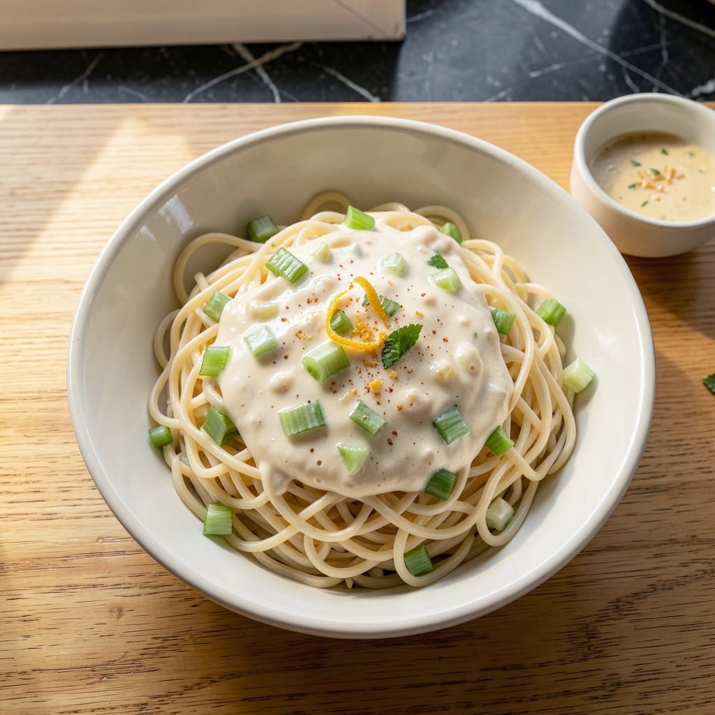 Cold Noodle Salad Recipe With Mayo: Creamy Tang with Crunchy Veggies