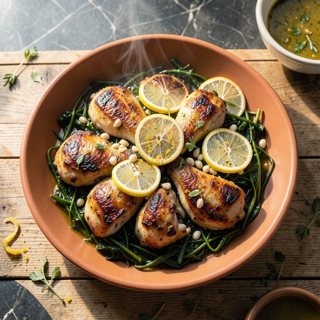 Greek Lemon Chicken Recipe Grilled: Charcoal-Kissed Mediterranean Brightness