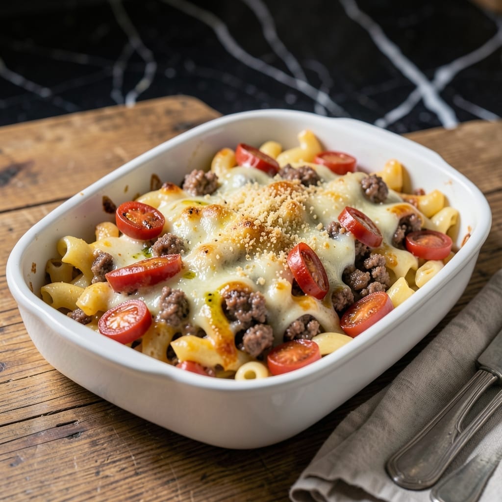 Baked Macaroni Recipe Filipino Style: Cheesy Baked Pasta With Hotdog Topping