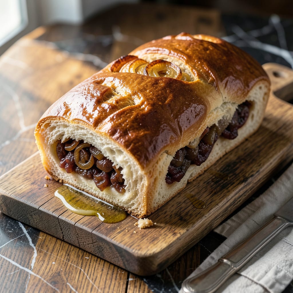 Comprehensive damons onion loaf recipe visual reference