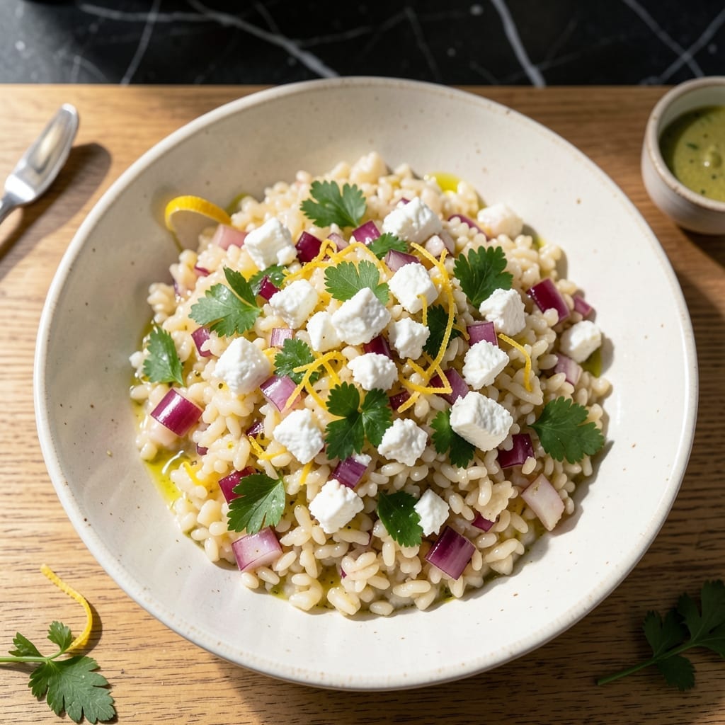Cold Orzo Salad Recipe With Feta: Zesty Lemon and Herb Infusion