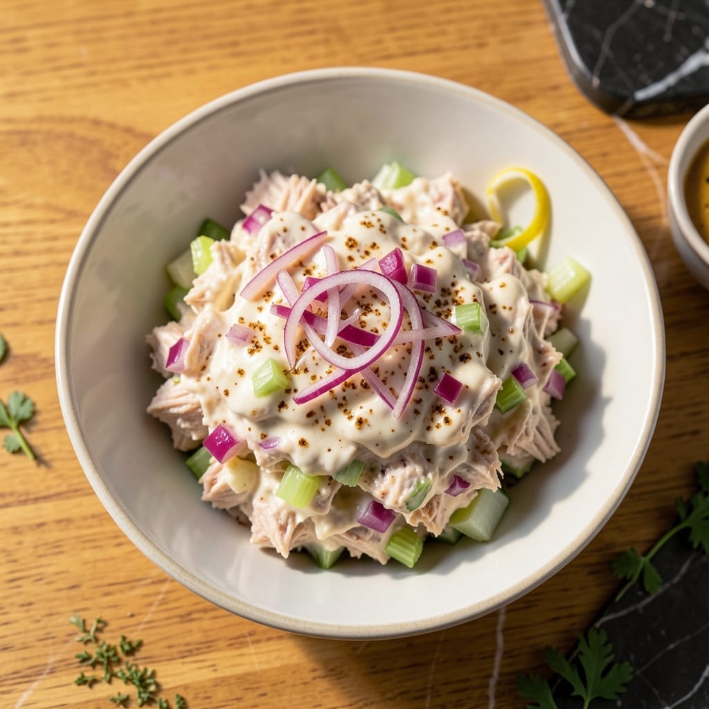 Tuna Salad Recipe With Red Onion: Bright Allium Bite in Every Forkful