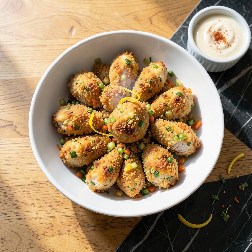 Healthy Chicken Nuggets Recipe for Toddlers: Baked Crispy Bites with Hidden Veggies Healthy Chicken Nuggets Recipe for Toddlers: Baked Crispy Bites with Hidden Veggies
