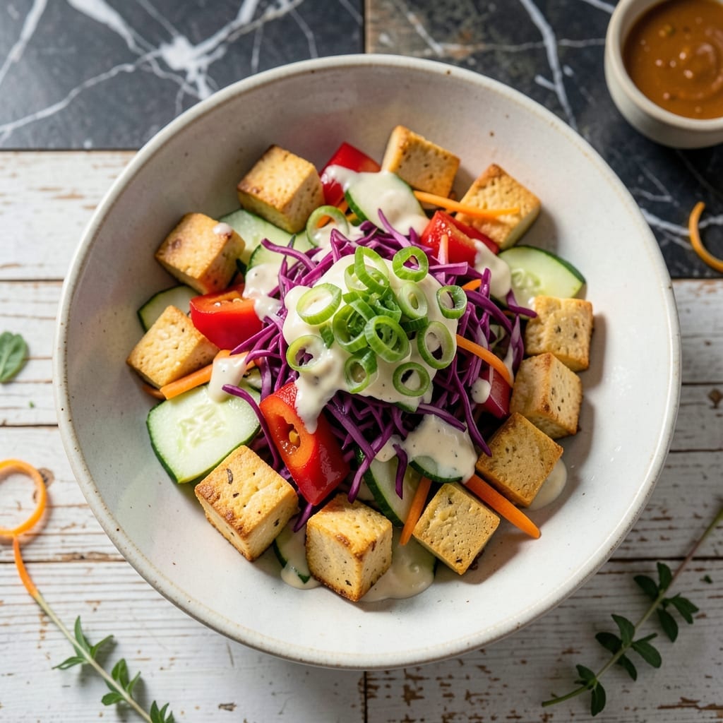 Tofu Salad Recipe Vegan: Plant-Based Protein With Asian Flair