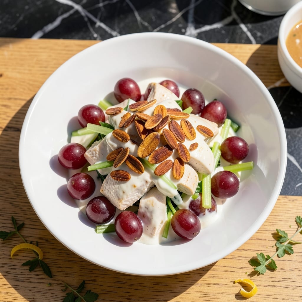 Chicken Salad Recipe With Grapes and Almonds: Sweet and Nutty Crunch