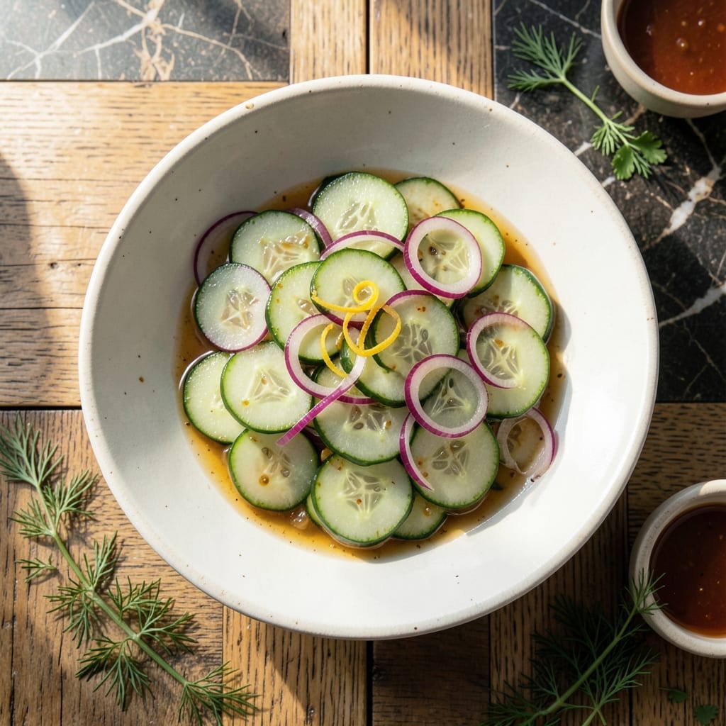 Cucumber and Onion Salad Recipe With Apple Cider Vinegar: Bright Tangy Crunch in Minutes Cucumber and Onion Salad Recipe With Apple Cider Vinegar: Bright Tangy Crunch in Minutes
