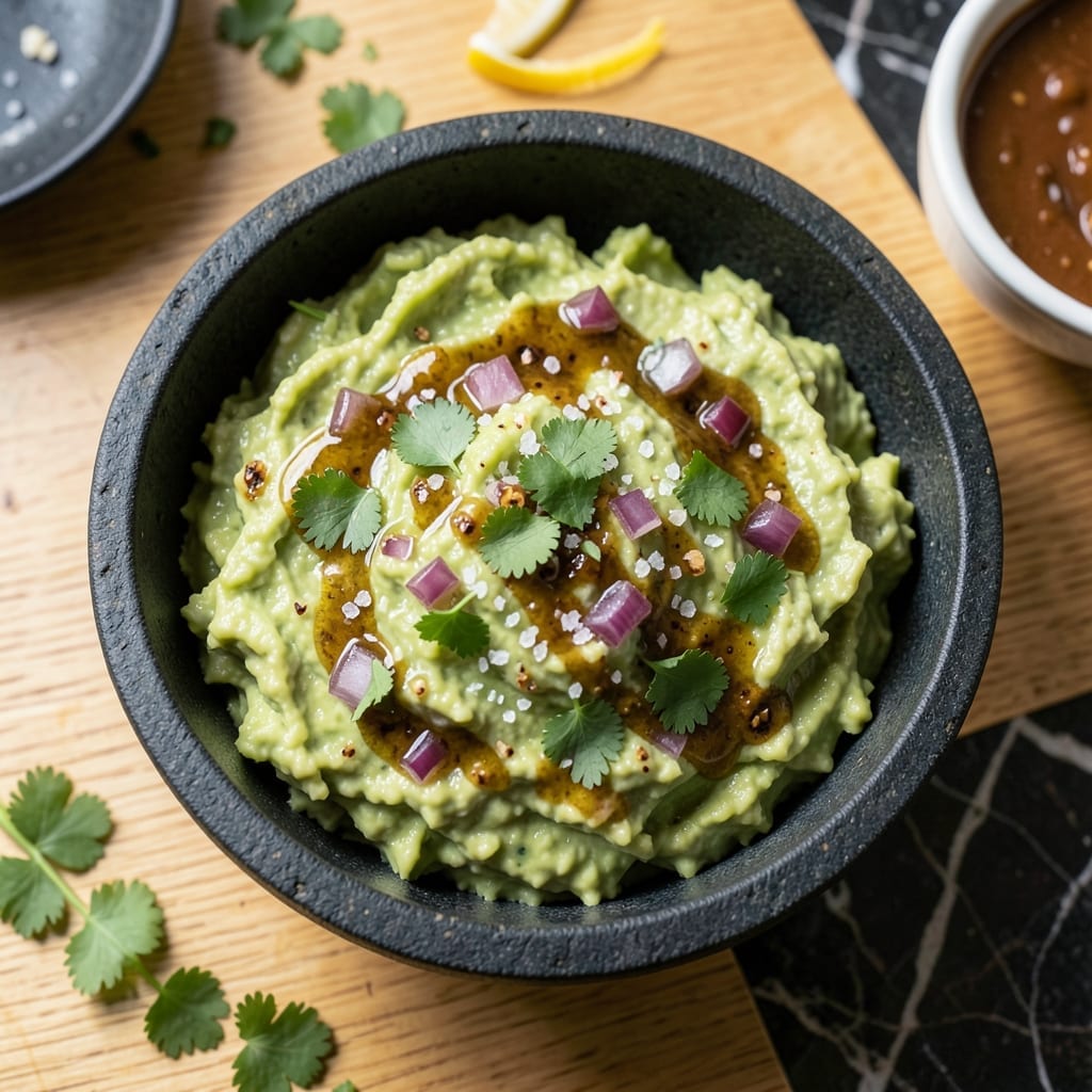 Recipe for Chipotle Restaurant Guacamole: Authentic Creamy Lime-Infused Dip