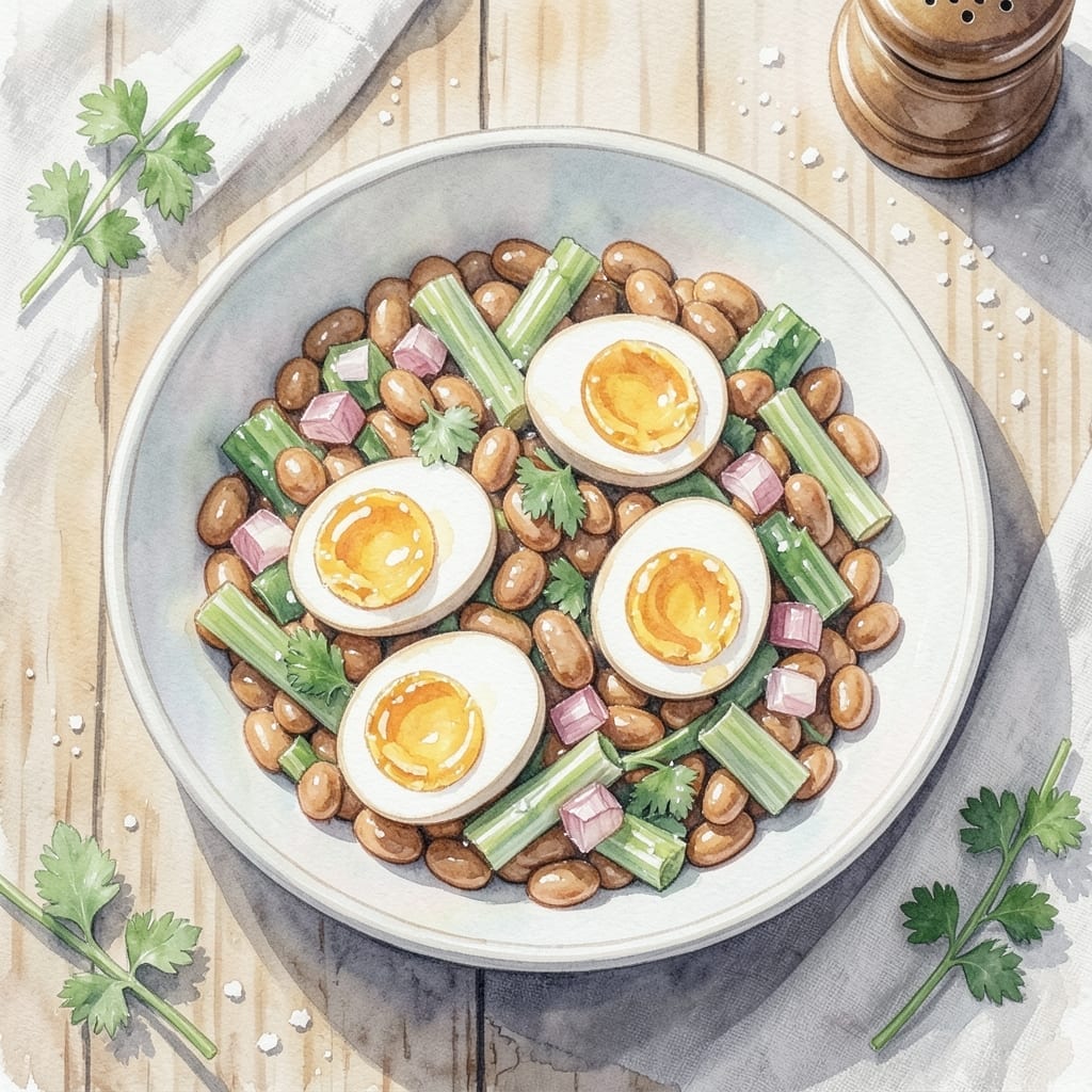 Recipe For Kidney Bean Salad With Eggs: Protein-Packed Picnic Delight