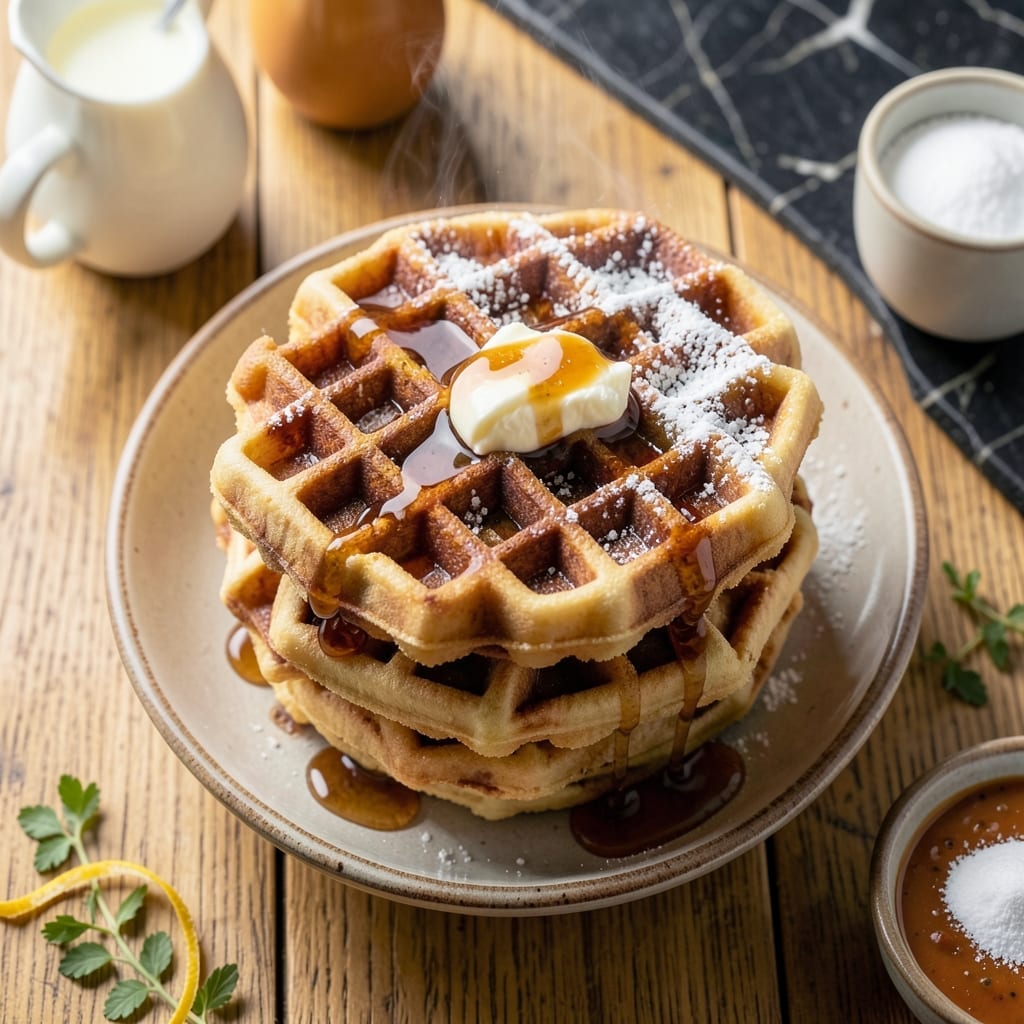 Waffle Recipe Without Baking Powder: Fluffy Crisp Edges With Whipped Egg Whites