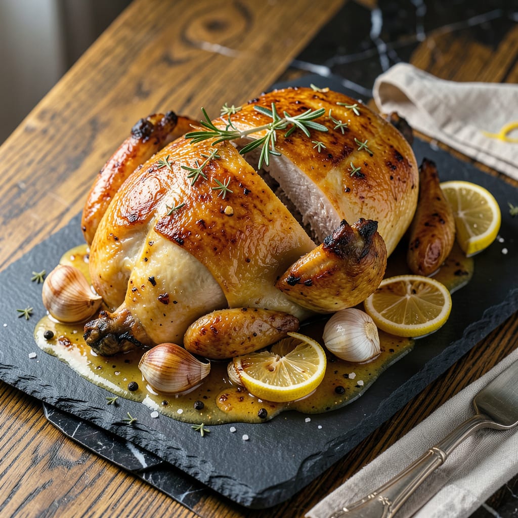 Visual representation of Deboned Whole Chicken Recipe: Crispy Skin and Juicy Meat in One Pan