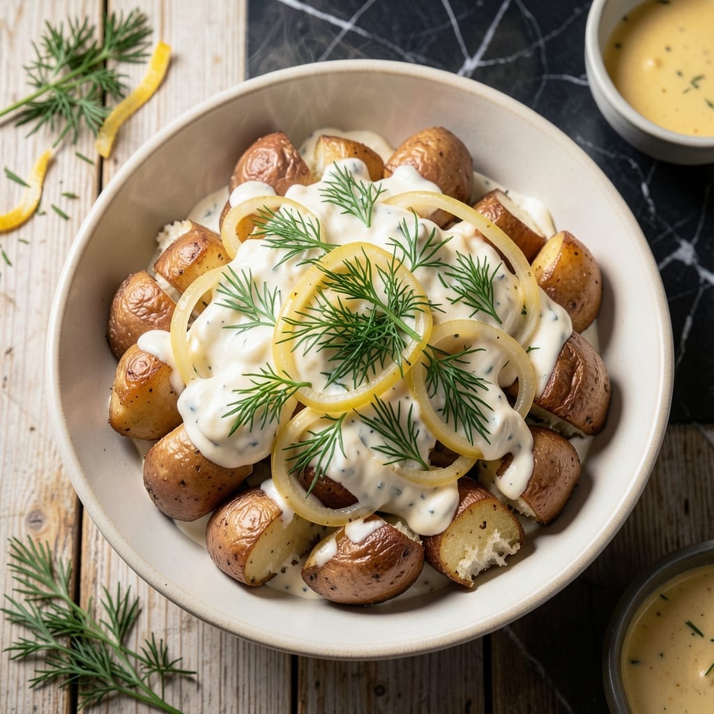 Potato Salad Recipe Using Baked Potatoes: Fluffy Centers With Herb-Infused Creaminess Potato Salad Recipe Using Baked Potatoes: Fluffy Centers With Herb-Infused Creaminess