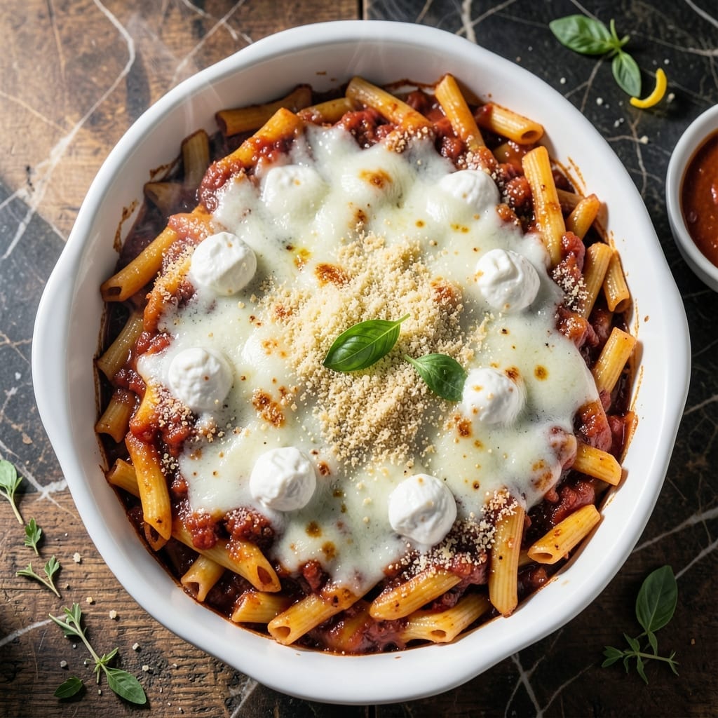 Baked Ziti Recipe on Pasta Box: Cheesy Layers Without the Effort