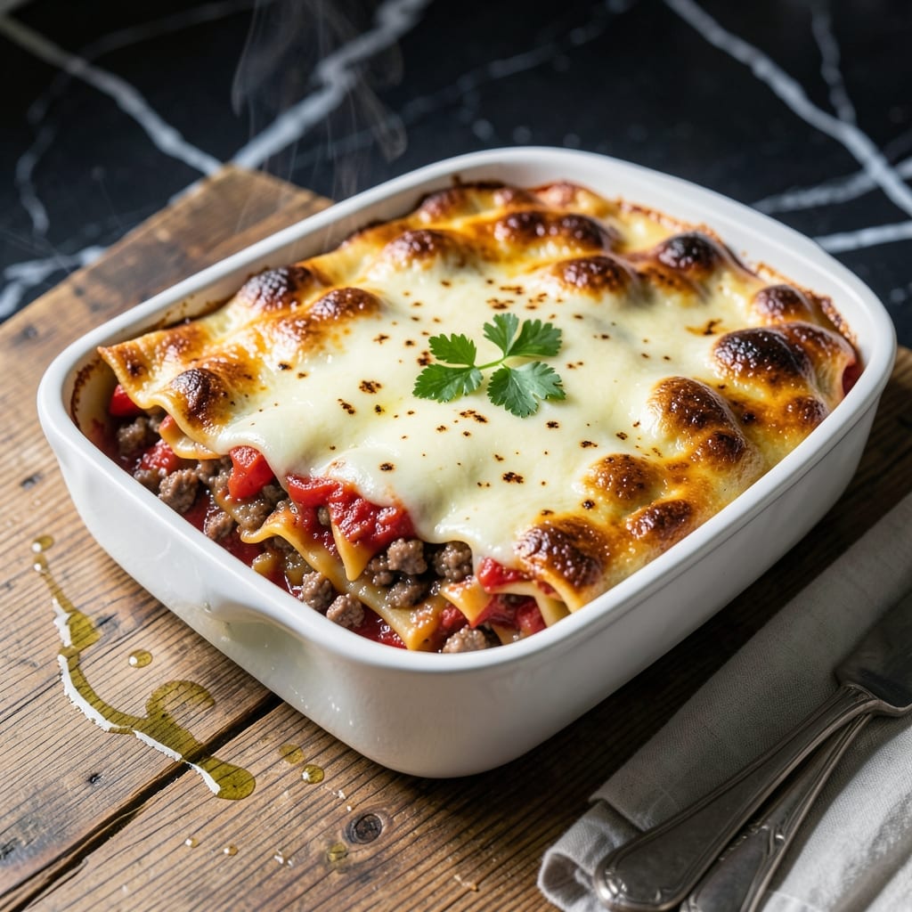 Pastitio Greek Dish Recipe Easy: Layered Béchamel and Cinnamon-Spiced Meat