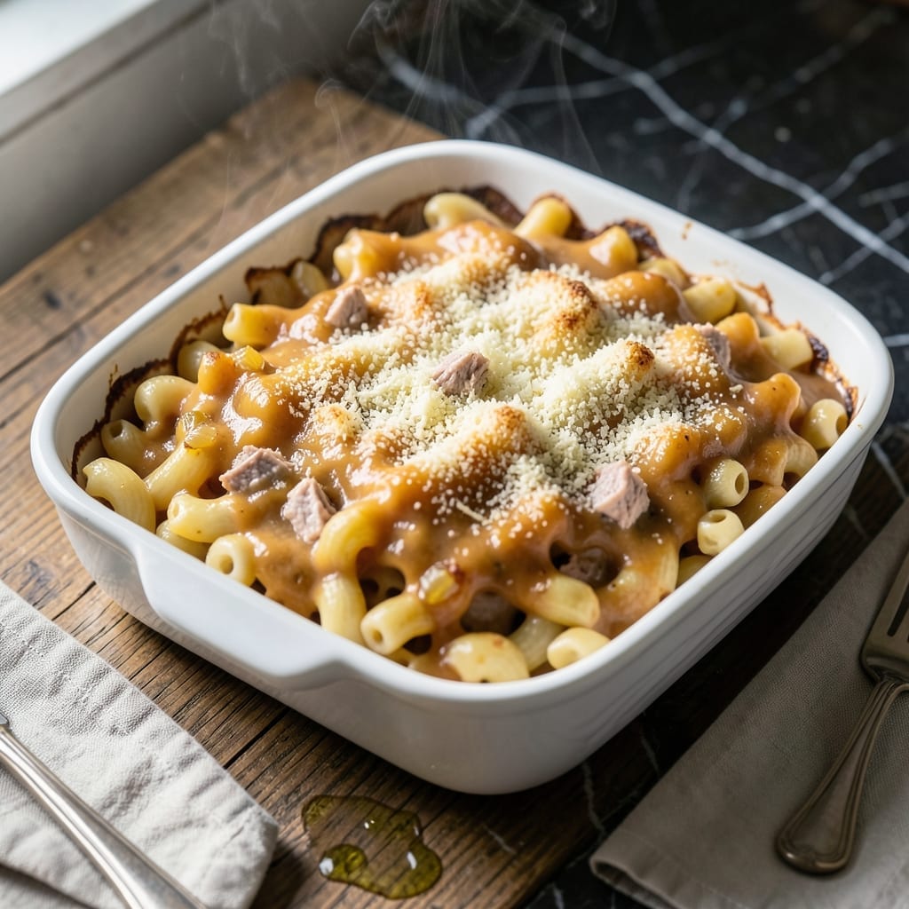 Macaroni and Cheese With Tuna Recipe Baked: Golden Crust Over Creamy Nostalgic Layers Macaroni and Cheese With Tuna Recipe Baked: Golden Crust Over Creamy Nostalgic Layers