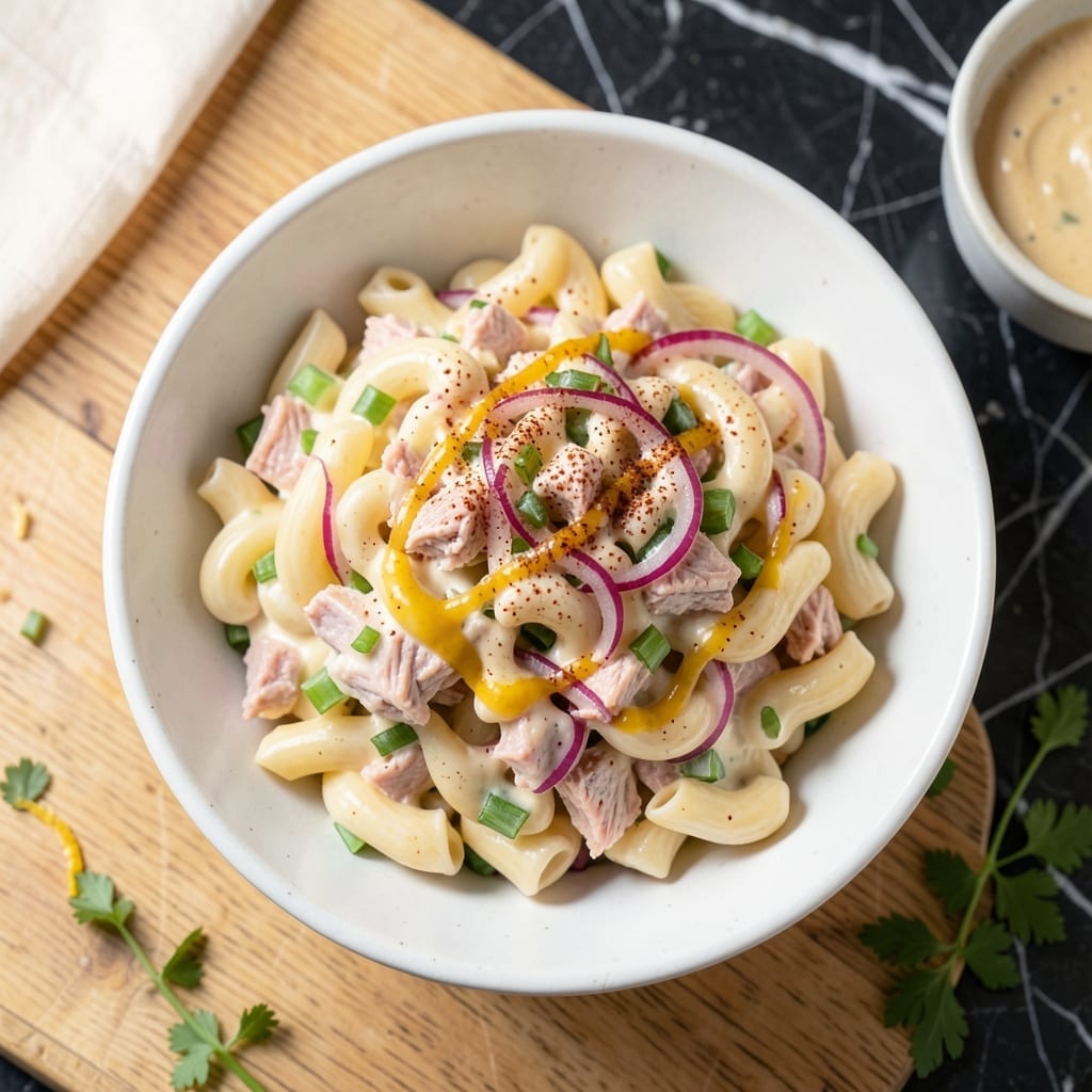 Macaroni Tuna Salad Recipe With Mayonnaise: Classic Creamy Picnic Side Macaroni Tuna Salad Recipe With Mayonnaise: Classic Creamy Picnic Side