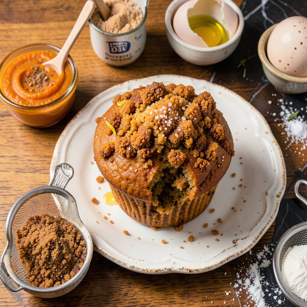 Comprehensive dunkin donuts pumpkin muffin recipe visual reference