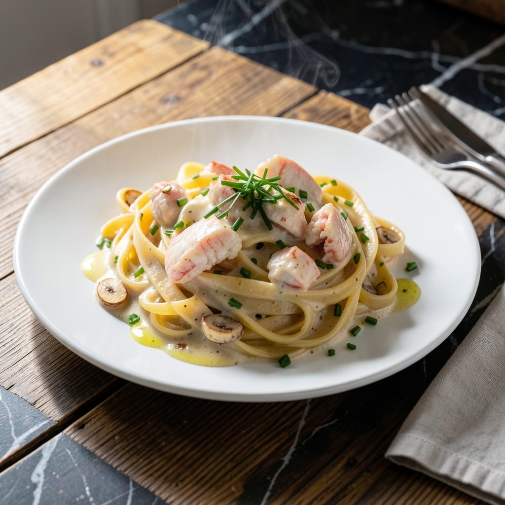 Lobster Pasta Recipe Creamy: Luxurious Shellfish in Garlic White Wine Sauce