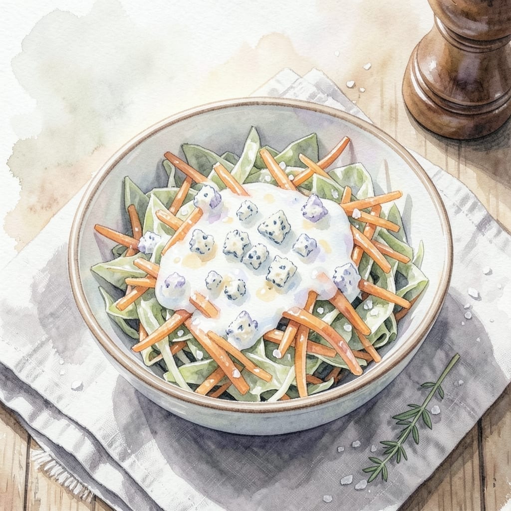 Blue Cheese Coleslaw Recipe No Mayo: Tangy Crunch Without the Cream