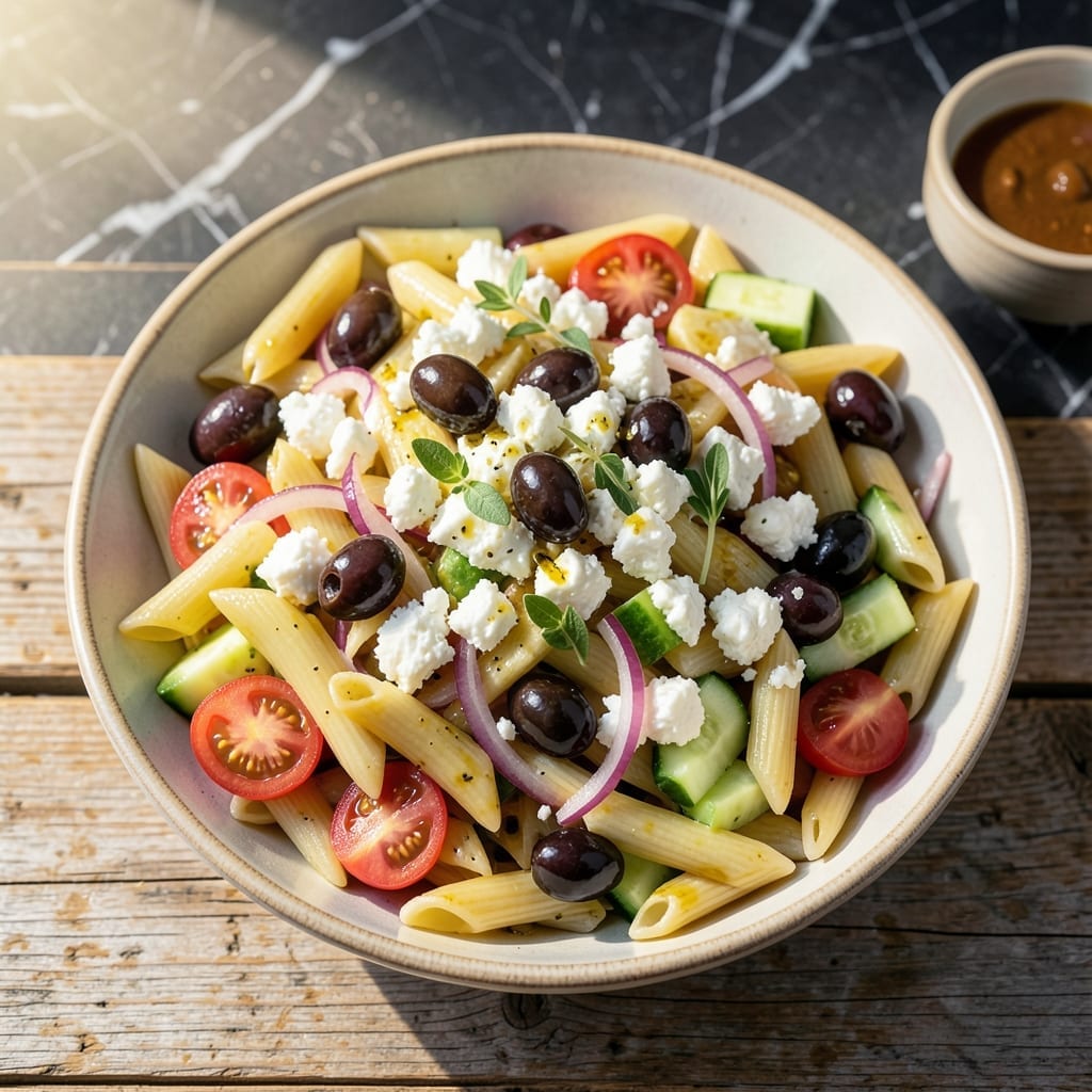 Best Greek Pasta Salad Recipe Ever: Tangy Feta and Olive Medley