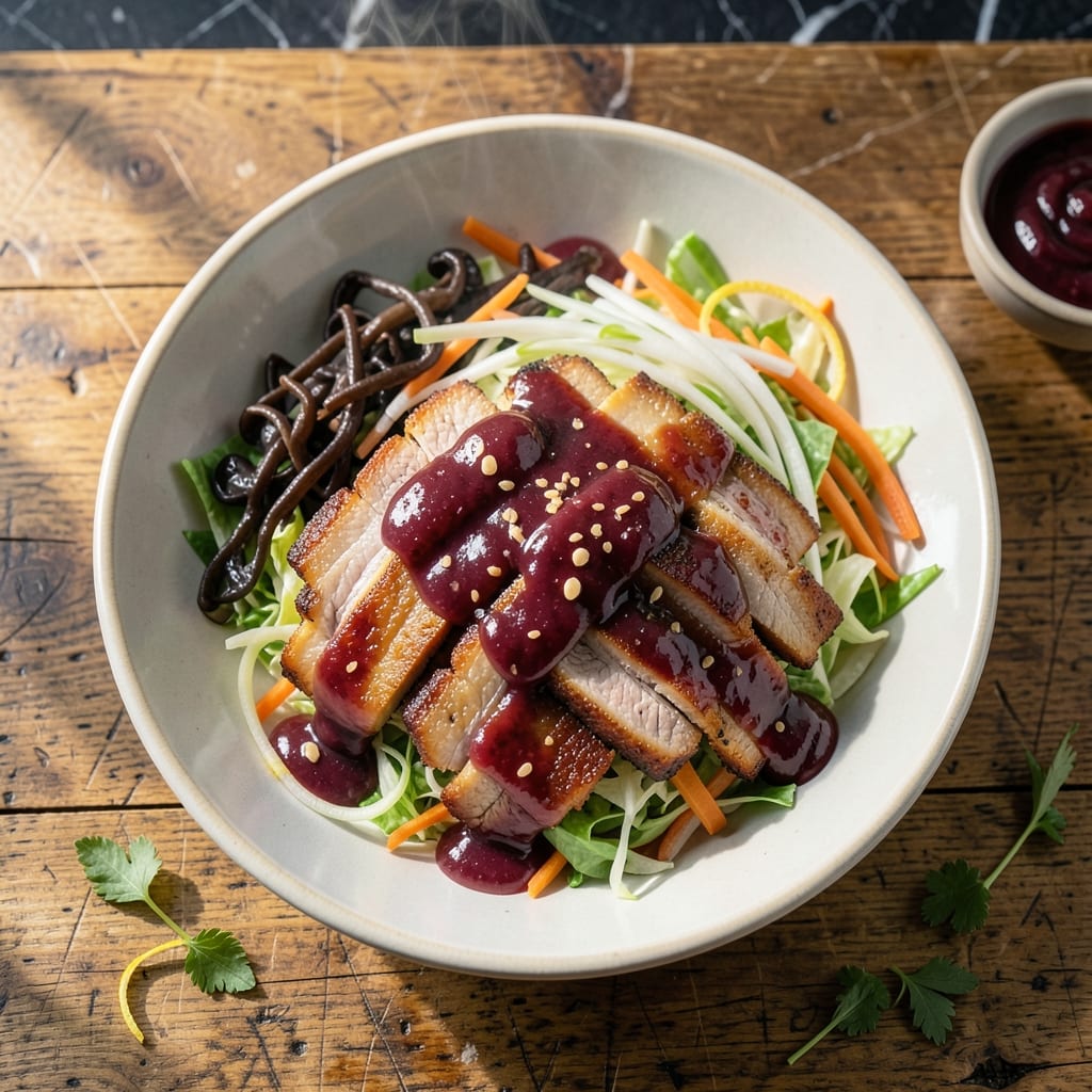 Moo Shu Pork Recipe With Plum Sauce: Wok-Tossed Savory Streaks With Sweet Tang