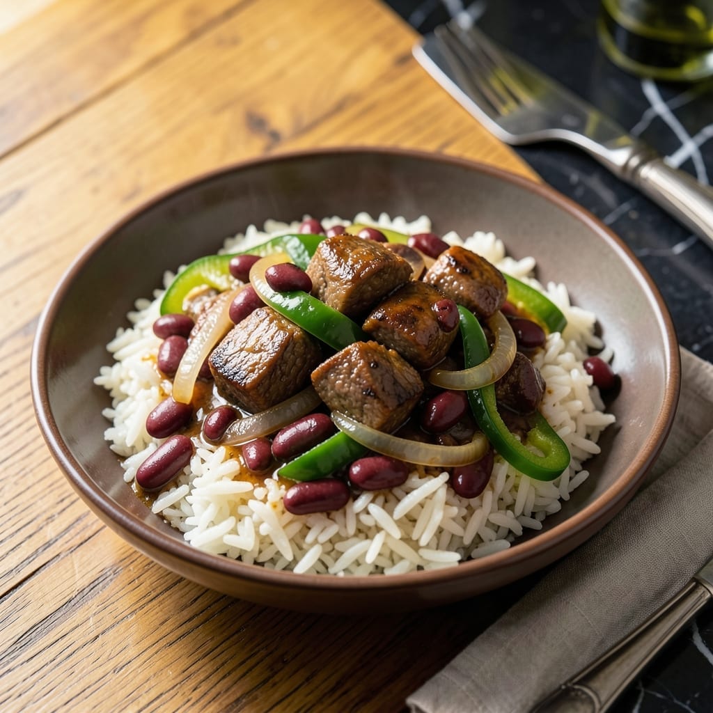Recipe for La Bandera: Dominican Flag-Inspired Rice and Beans
