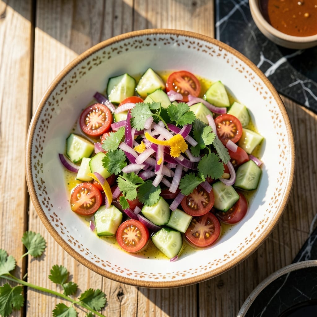 Kachumber Salad Recipe Pakistani: Refreshing Cucumber Tomato Medley